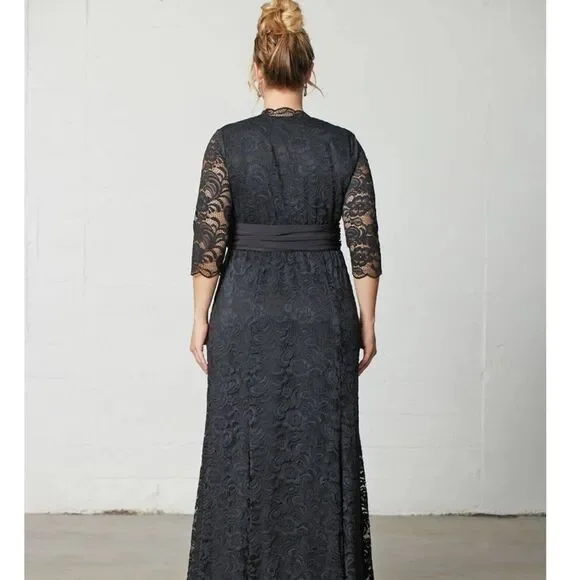 Kiyonna Screen Siren Lace Evening Gown